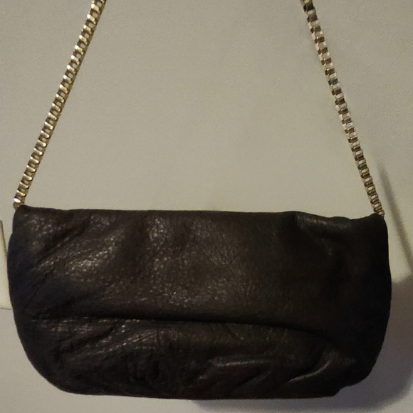 Ann Taylor LOFT Leather Studded Purse with Chain Strap - Picture 3 of 10